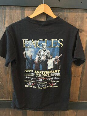 Eagles 53rd Anniversary Sphere Las Vegas Black Graphic Tee Size Men’s Size M